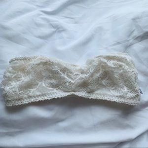 Calvin Klein white bandeau bralette